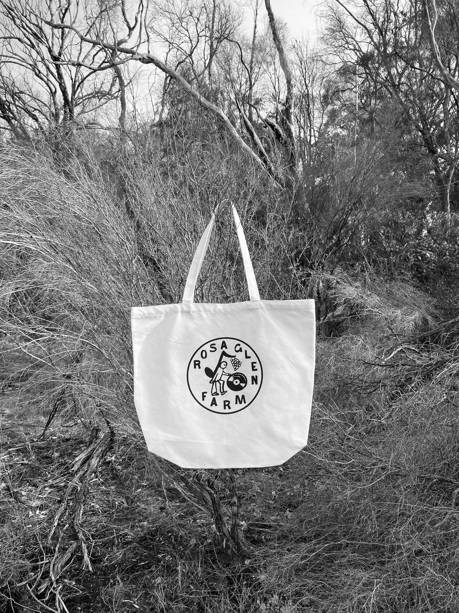 We Listen to Records Tote