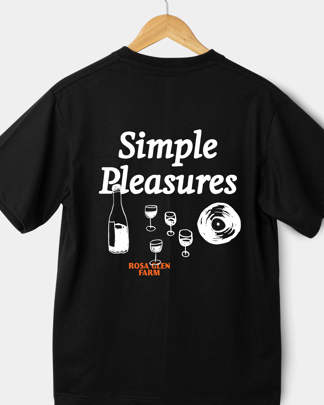 Short Sleeved SIMPLE PLEASURES Tee